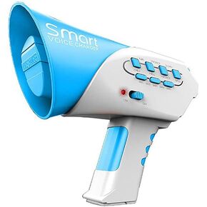 LUOZZY Smart Voice Changer Toy for Kids Multifunctional Megaphone Amplifier Toy Funny Tricky Prank Toys for Boys Girls (Blue)