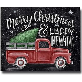 SUNKOO 12x16 بوصة DIY عيد الميلاد الماس مجموعات الطلاء للبالغين، الطلاء الحفر الكامل مع الماس عيد الميلاد الماس الفن عيد الميلاد حجر الراين التطريز صور الحرفية لديكور جدار المنزل، سنة جديدة سعيدة in Kuwait