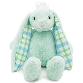 Easter Bunny Plush, Cuddly, Soft, Embroidered Stuffed Animal Toy for Newborns, Kids, Boys, & Girls - Brown, 14 Inch in Kuwait