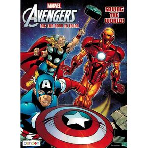 Marvel the Mighty Avengers Coloring Book "Saving the World!" Big Fun Book to Color by Marvel in Saudi Arabia