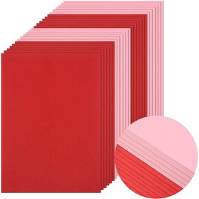 240 ورقة من ورق بطاقات عيد الحب مقاس 8.5 × 11 بوصة أحمر ووردي وأبيض وأرجواني وغطاء متوسط ​​الوزن 180 جرامًا للمتر المربع/65 رطلًا، ورق طباعة A4 للفنون والحرف اليدوية والدعوات وبطاقات التهنئة in Kuwait