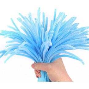 Zzkiyex Multi-Color Pipe Cleaners, 100psc Pipe Cleaners Craft Supplies, Chenille Stems, Pipe Cleaners for Crafts, Art and Craft Supplies in Saudi Arabia