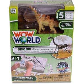 katz trimming / trims unlimited Wow World Dino DIG Excavation Playset STEM Science Tech Math 2 in 1-Brachiosaurus , Triceratops , Pterodactyl (Triceratops 3273) in Kuwait