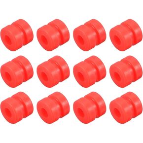 MECCANIXITY RC Anti Vibration Rubber Balls for RC F4 F7 Flight Controller M2x4mm Shock Absorption Balls (Red), Pack of 12 in Kuwait