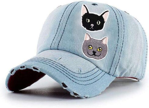 Woohome 20 PCS Cat and Fish Iron On Patches Assorted Cute Kitten Mini Cats Sew On Patches DIY Decoration or Repair, Embroidered Appliques for Clothing Backpacks Jeans T-Shirt Caps Shoes in Saudi Arabia