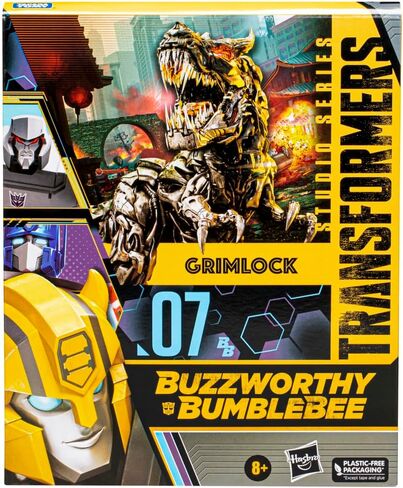 Transformers Studio Series 07BB Buzzworthy Bumblebee Grimlock Action Figure,F7118 in Saudi Arabia