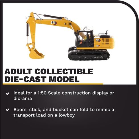 Diecast Masters 1:50 Caterpillar 320 GX Hydraulic Excavator | High Line Series Cat Trucks & Construction Equipment | 1:50 Scale Model Diecast Collectible Model 85674 in Saudi Arabia