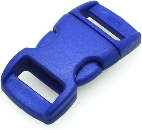 12 قطعة من أبازيم تحرير جانبي ملونة محيطية الشكل مقاس 0.95 سم لسوار باراكورد مزيج من 12 لونًا in Kuwait