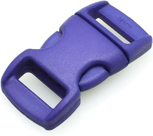 12 قطعة من أبازيم تحرير جانبي ملونة محيطية الشكل مقاس 0.95 سم لسوار باراكورد مزيج من 12 لونًا in Kuwait