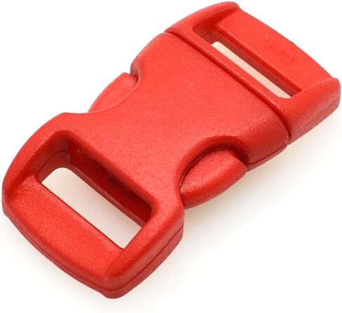 12 قطعة من أبازيم تحرير جانبي ملونة محيطية الشكل مقاس 0.95 سم لسوار باراكورد مزيج من 12 لونًا in Kuwait