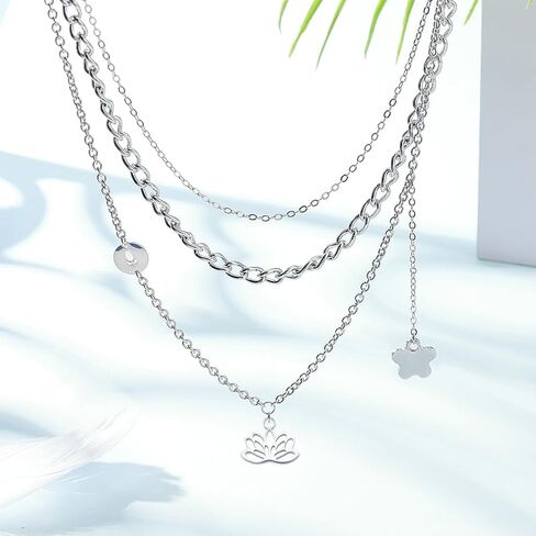 UNICRAFTALE 30 pcs Lotus Charms Hollow Lotus Flower Charms 304 Stainless Steel Charms Yoga Charms Lotus Pendants Metal Charms Mini Charms Pendant for DIY Necklace Bracelet Earring Jewelry Making in Saudi Arabia
