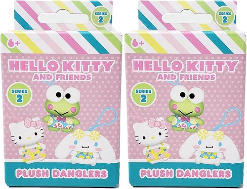 Sanrio Hello Kitty & Friends Bullsitoy Plush Danglers Series 2 - Lot of 2 Blind Boxes in Saudi Arabia