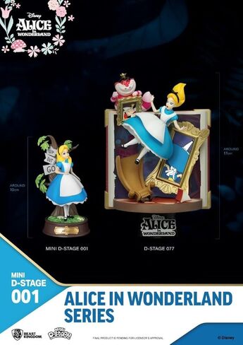 Beast Kingdom Alice in Wonderland: Alice Mini D-Stage 001, Multicolor in Kuwait