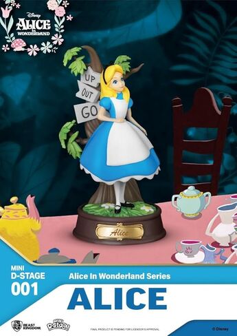 Beast Kingdom Alice in Wonderland: Alice Mini D-Stage 001, Multicolor in Kuwait