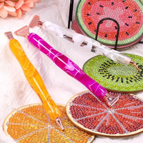 Praise V Do Diamond Painting Art Drill Pen Kit with Screw Stainless Steel Silver Metal Tip Nibs Placers Roller Tool Accessories, Ergonomic Diamond Art Pen for 5D Diamond Paint Bead Dot Blue in Saudi Arabia
