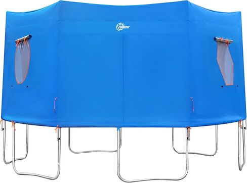 14FT Trampoline Tent, Fits for 14FT Straight Pole Round Trampoline, Trampoline Tent Cover (Fit for 6 Straight Pole Trampoline, Tent Only) Blue in Kuwait