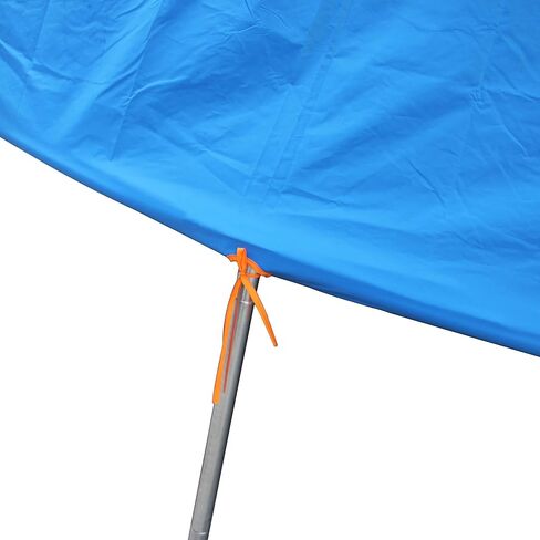 14FT Trampoline Tent, Fits for 14FT Straight Pole Round Trampoline, Trampoline Tent Cover (Fit for 6 Straight Pole Trampoline, Tent Only) Blue in Kuwait