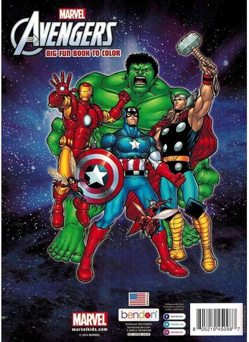 Marvel the Mighty Avengers Coloring Book "Saving the World!" Big Fun Book to Color by Marvel in Saudi Arabia
