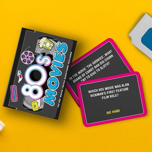 Awesome 80s Movie Trivia 100 Cards Questions Game in Saudi Arabia