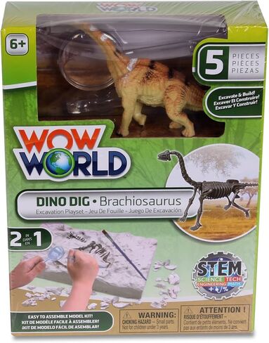 katz trimming / trims unlimited Wow World Dino DIG Excavation Playset STEM Science Tech Math 2 in 1-Brachiosaurus , Triceratops , Pterodactyl (Triceratops 3273) in Kuwait