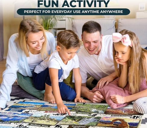 National Parks Puzzle 1000 Pieces with Beautiful Design - Family Adventure Challenging Puzzle - USA National Park Gifts - 27 by 20 Inches in Saudi Arabia