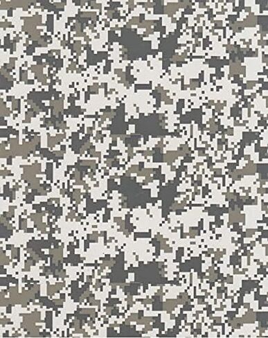 Camo004-نقل المياه/غمس الماء - تقنية التمويه الرقمية-50 سم عرضًا × 400 سم طولاً in Kuwait