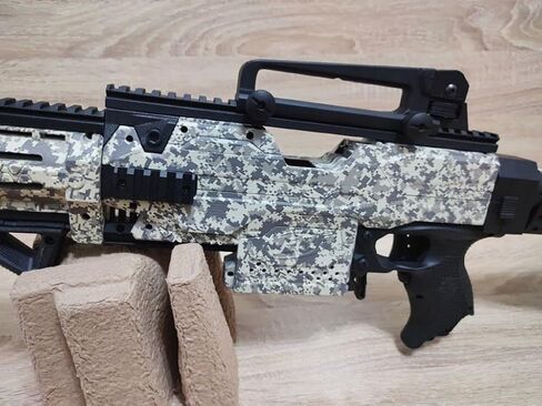 Camo004-نقل المياه/غمس الماء - تقنية التمويه الرقمية-50 سم عرضًا × 400 سم طولاً in Kuwait