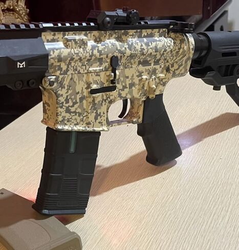 Camo004-نقل المياه/غمس الماء - تقنية التمويه الرقمية-50 سم عرضًا × 400 سم طولاً in Kuwait
