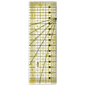 VViViD High Precision Acrylic Plastic Fabric & Crafting 15 Centimeter by 5 Centimeter Yellow Ruler Template in Saudi Arabia
