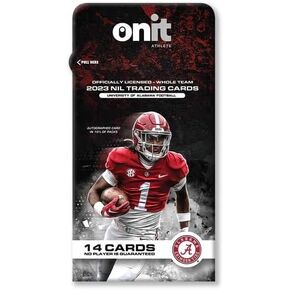 بطاقات تجارة Alabama Football Nil - حزمة 14 بطاقة - مرخصة رسميًا من الرابطة الوطنية لرياضة الجامعات لعام 2023 - الفريق بأكمله - توقيعات بطاقات سلسلة Signature - بطاقات التعتيم - بطاقات سلسلة Icon - Crimson Tide in Kuwait