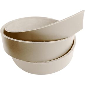 9-10 oz Genuine Leather Strap, Leather Strip, Leather Band, Natural Leather Belt Blank. 50". (Beige, 1 1/2 inch (38mm.))