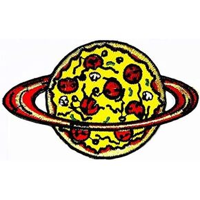 بيتزا كوكب التصحيح الكرتون الأطفال الاطفال التطريز الحديد التصحيح/شعار خياطة على التصحيح الملابس حقيبة تي شيرت الجينز السائق شارة زين in Kuwait