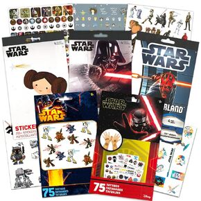 Star Wars Party Favors Birthday Party Supplies Bundle ~ 850+ Classic Star Wars Stickers and 150 Temporary Tattoos for Party Goodie Bags for Kids and Adults in Kuwait