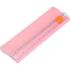 PATIKIL Paper Trimmer, Plastic Portable A5 Paper Cutter Slicer Tool with Side Ruler for Scrapbooking Craft Paper Photo Cardstock Label, Sky Blue