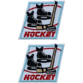 رقع هوكي 2 قطعة من بوهاقة - رقع رياضية مطرزة رائعة - يمكن كيها / خياطتها in Kuwait