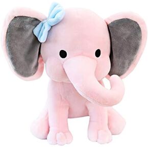 boqopod Stuffed Elephant Animal Plush Toys 9 Inch (Pink) in Kuwait