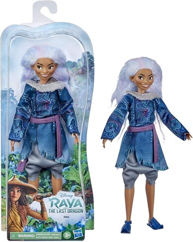 Disney Sisu Human Fashion Doll with Lavender Hair and Movie-Inspired Clothes Inspired by Disney's Raya and The Last Dragon Movie, Toy for 3 Year Old Kids and Up in Saudi Arabia