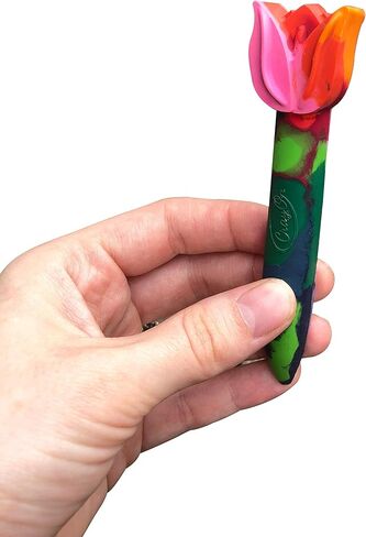 قوالب أقلام تلوين من السيليكون المكتنزة الآمنة للاستخدام في الفرن من ماي فروت شاك 2 على شكل زهور وحشرات، تصنع 14 قلم تلوين، قابلة لإعادة الاستخدام in Kuwait