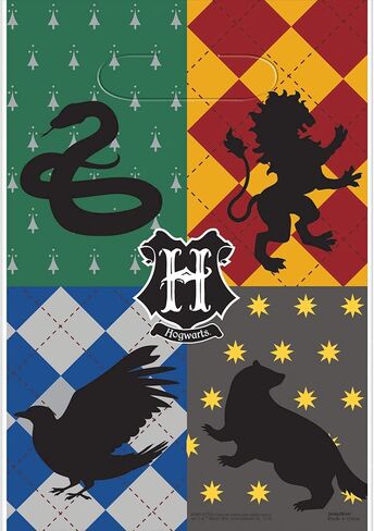 Magical Harry Potter Folded Loot Bags - 9" x 6.5" (8 Pc.) - Perfect for Wizarding Celebrations & Events in Saudi Arabia