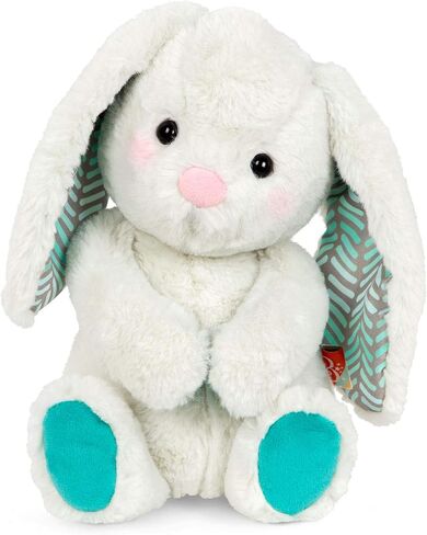 B. Toys- B. softies - أرنب قطيفة مقاس 12 بوصة - لعبة أرنب حيوانات محشوة قابلة للاحتضان - أرنب قطيفة ناعم ومحبوب - قابل للغسل - لحديثي الولادة والأطفال الصغار والأطفال - ألوان سعيدة - أرنب رش - 0 أشهر + in Saudi Arabia