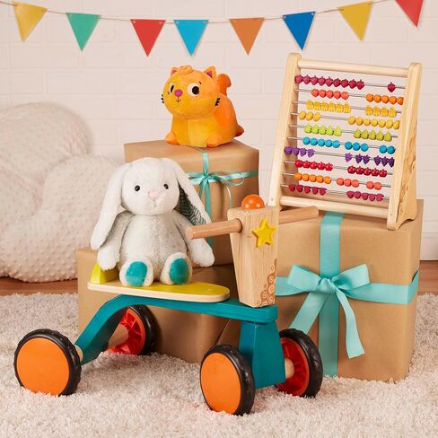 B. Toys- B. softies - أرنب قطيفة مقاس 12 بوصة - لعبة أرنب حيوانات محشوة قابلة للاحتضان - أرنب قطيفة ناعم ومحبوب - قابل للغسل - لحديثي الولادة والأطفال الصغار والأطفال - ألوان سعيدة - أرنب رش - 0 أشهر + in Saudi Arabia