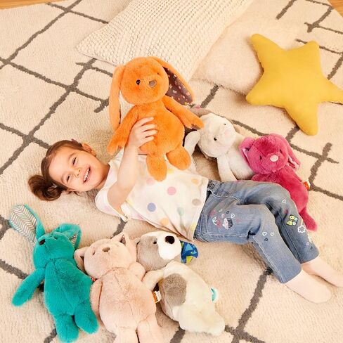 B. Toys- B. softies - أرنب قطيفة مقاس 12 بوصة - لعبة أرنب حيوانات محشوة قابلة للاحتضان - أرنب قطيفة ناعم ومحبوب - قابل للغسل - لحديثي الولادة والأطفال الصغار والأطفال - ألوان سعيدة - أرنب رش - 0 أشهر + in Saudi Arabia
