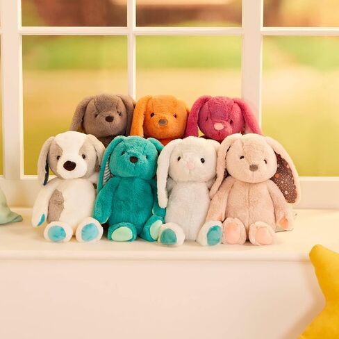 B. Toys- B. softies - أرنب قطيفة مقاس 12 بوصة - لعبة أرنب حيوانات محشوة قابلة للاحتضان - أرنب قطيفة ناعم ومحبوب - قابل للغسل - لحديثي الولادة والأطفال الصغار والأطفال - ألوان سعيدة - أرنب رش - 0 أشهر + in Saudi Arabia