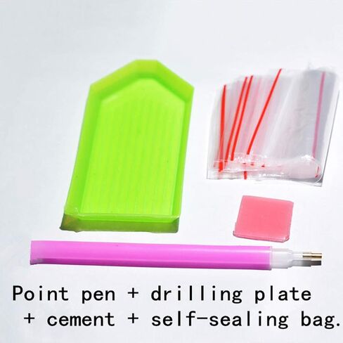 لوحة ماسية خماسية الأبعاد مثقاب دائري كامل مجموعات طلاء ماسية ذاتية الصنع للبالغين للمنزل فن الرسم الديكور جوارب حمراء 15.7 × 11.8 بوصة in Kuwait