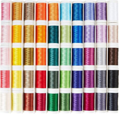 Brother Designio 50-Piece Embroidery Thread Set, SA650 in Saudi Arabia