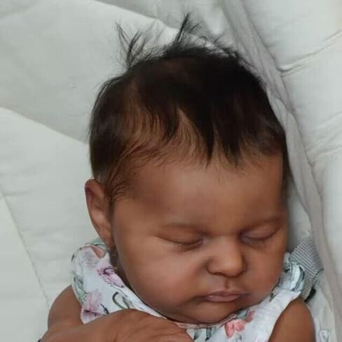 أنانو ريبورن بيبي دولز بلاك جيرل 19 بوصة دمى أطفال حقيقية ثنائية العرق تبدو حقيقية، دمى أطفال سوداء تولد من جديد تبدو حقيقية للأطفال من السيليكون مع دمية للفتيات 3+ in Kuwait