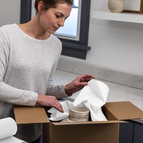 Kraft Wrapping Paper Roll,100 Feet Recycled Kraft Paper for Packing, Moving, Gift Wrapping, Postal, Shipping, Parcel, Wall Art, Crafts, Bulletin Boards, Floor Covering(11 inch x 100 Feet ) (Kraft) in Kuwait