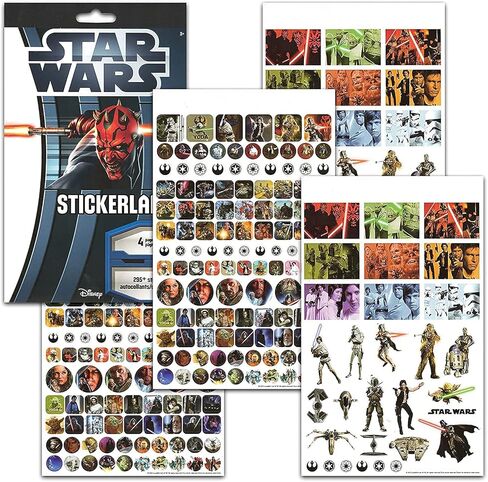 Star Wars Party Favors Birthday Party Supplies Bundle ~ 850+ Classic Star Wars Stickers and 150 Temporary Tattoos for Party Goodie Bags for Kids and Adults in Kuwait