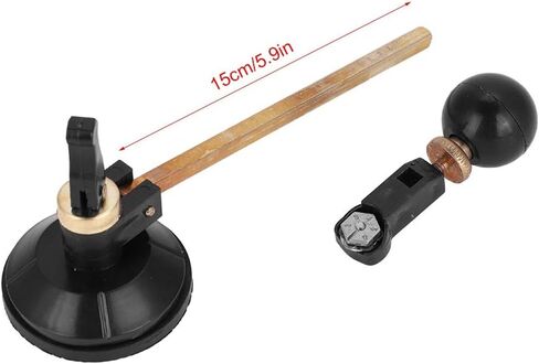 Circular Glass Cutter, 6 Wheel Compasses Circular Cutting Cutter with Suction Cup Circle(60CM) in Saudi Arabia