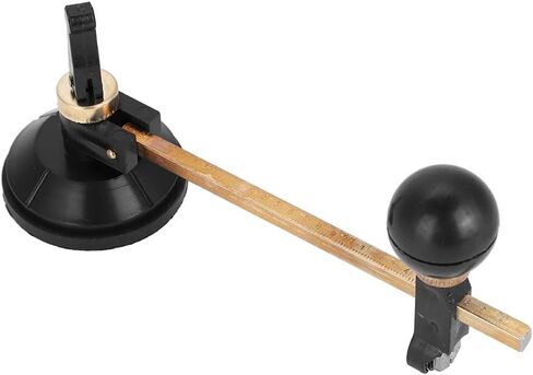 Circular Glass Cutter, 6 Wheel Compasses Circular Cutting Cutter with Suction Cup Circle(60CM) in Saudi Arabia